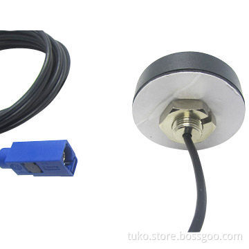 GPS active antenna, screw mounting and Fakra connector
